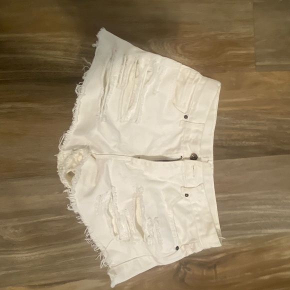 Pants - Forever 21 white shorts